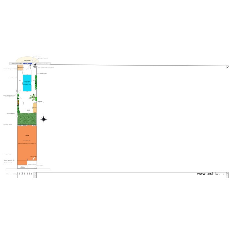 PLAN DE MASSE. Plan de 0 pièce et 0 m2