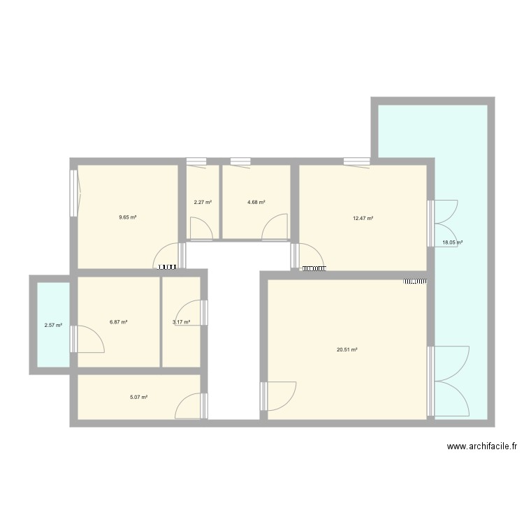 appart Nathalie frank. Plan de 0 pièce et 0 m2
