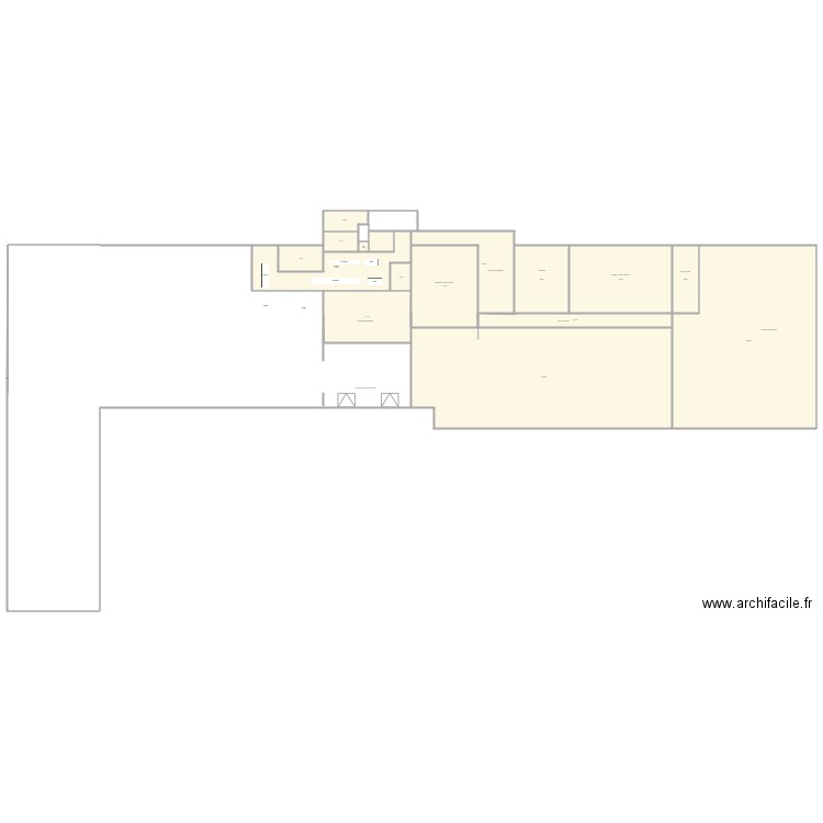 PROJET LIGNE PLATS CUISINES LTG v3. Plan de 16 pièces et 1863 m2