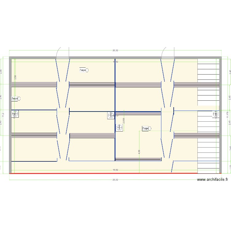 collot charpente avec aménagement. Plan de 0 pièce et 0 m2