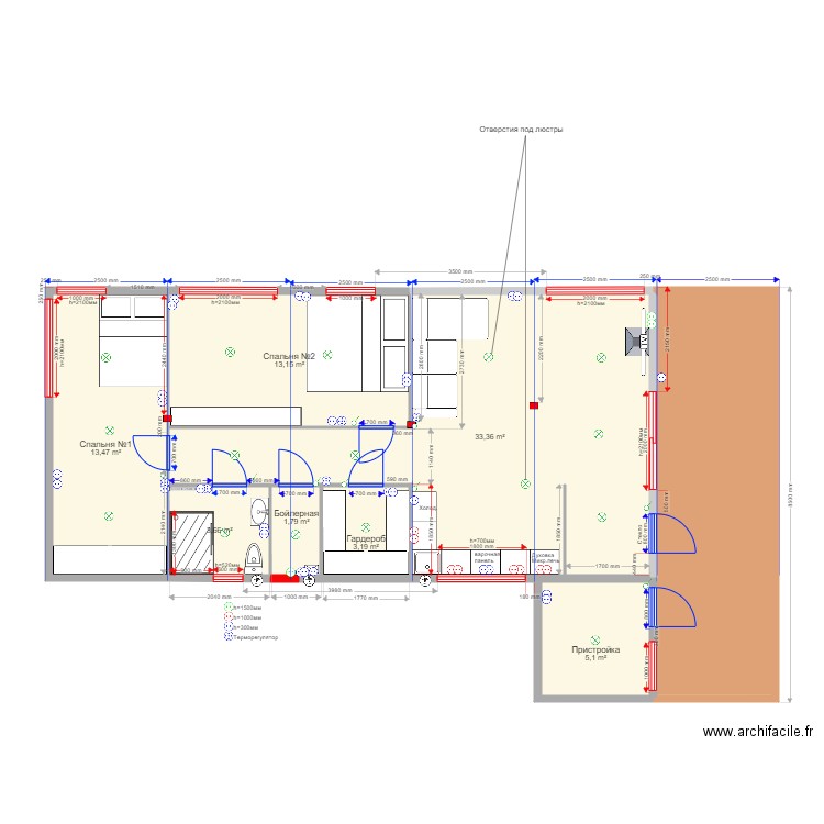 75 4 Troick. Plan de 0 pièce et 0 m2