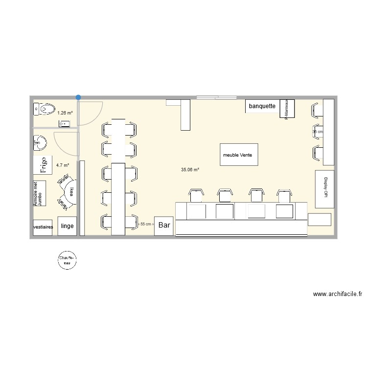 NB9 V4 avec WC. Plan de 0 pièce et 0 m2