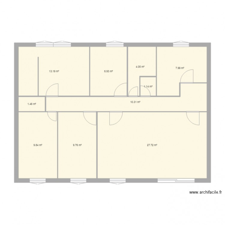 cris modif sans cote. Plan de 0 pièce et 0 m2