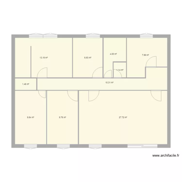 cris modif sans cote. Plan de 