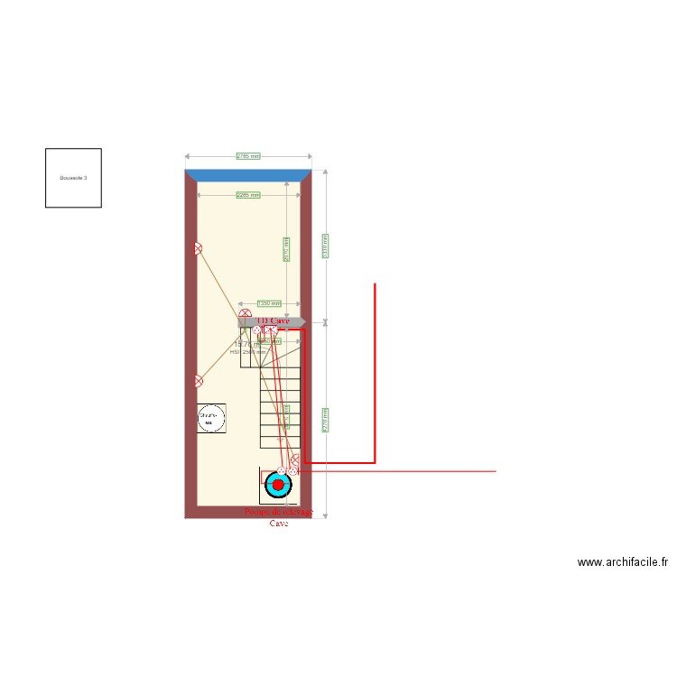 RDC  élec eg V2 à réaliser. Plan de 0 pièce et 0 m2