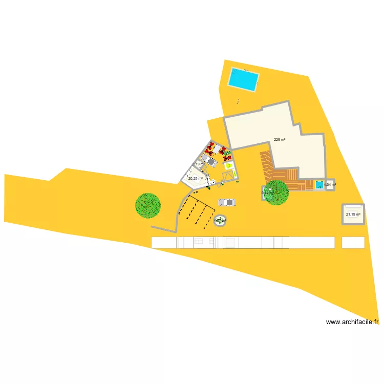 maison jardin pouzilhac. Plan de 7 et 288 m² maison jardin pouzilhac. Plan de 7 et 288 m²