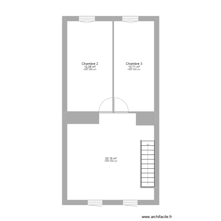 Etage - Vide. Plan de 