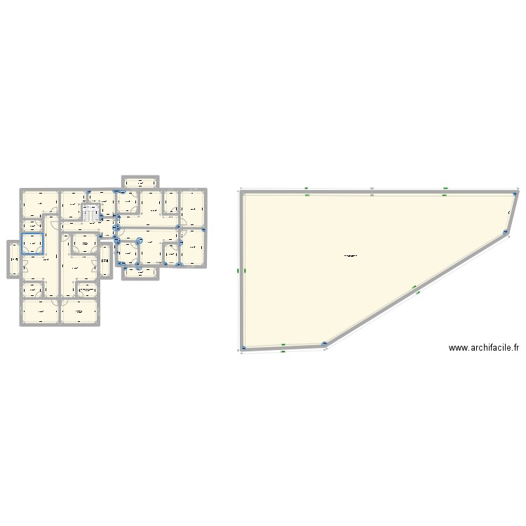 Projet Nkomo - Plan de base. Plan de 0 pièce et 0 m2