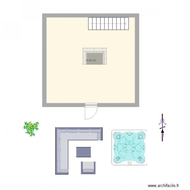 maison. Plan de 0 pièce et 0 m2