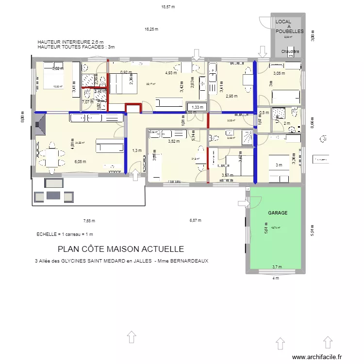 Essai Natacha 3 bonnes dimensions. Plan de 