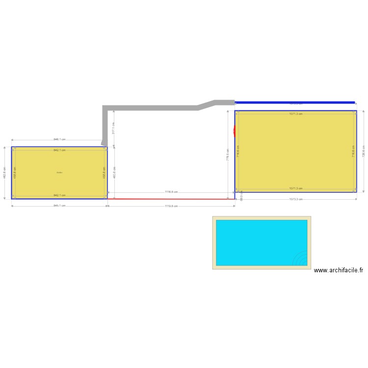 Nouvelle terrasse. Plan de 0 pièce et 0 m2