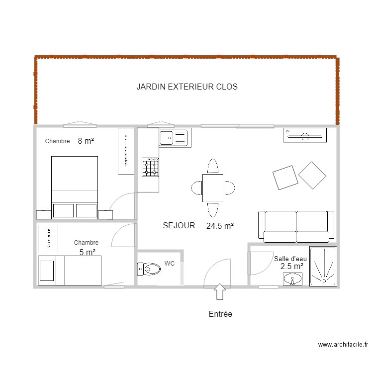 6027 Chanviel 1. Plan de 0 pièce et 0 m2