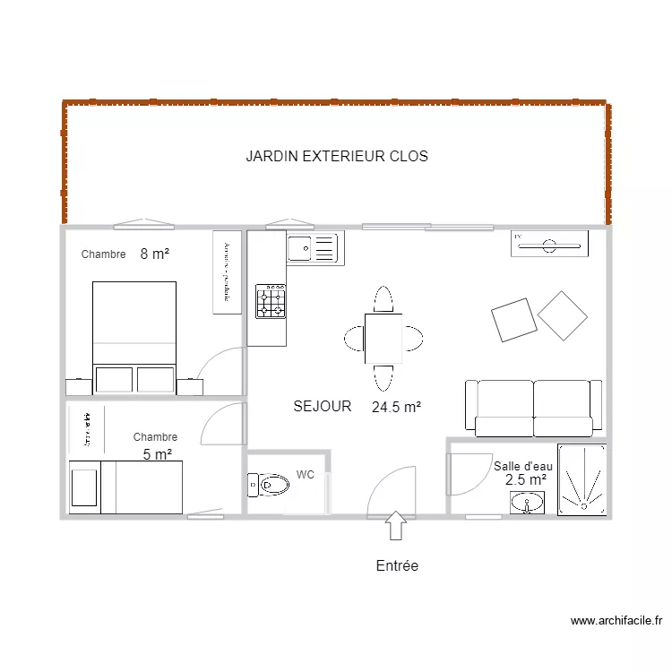 6027 Chanviel 1. Plan de 