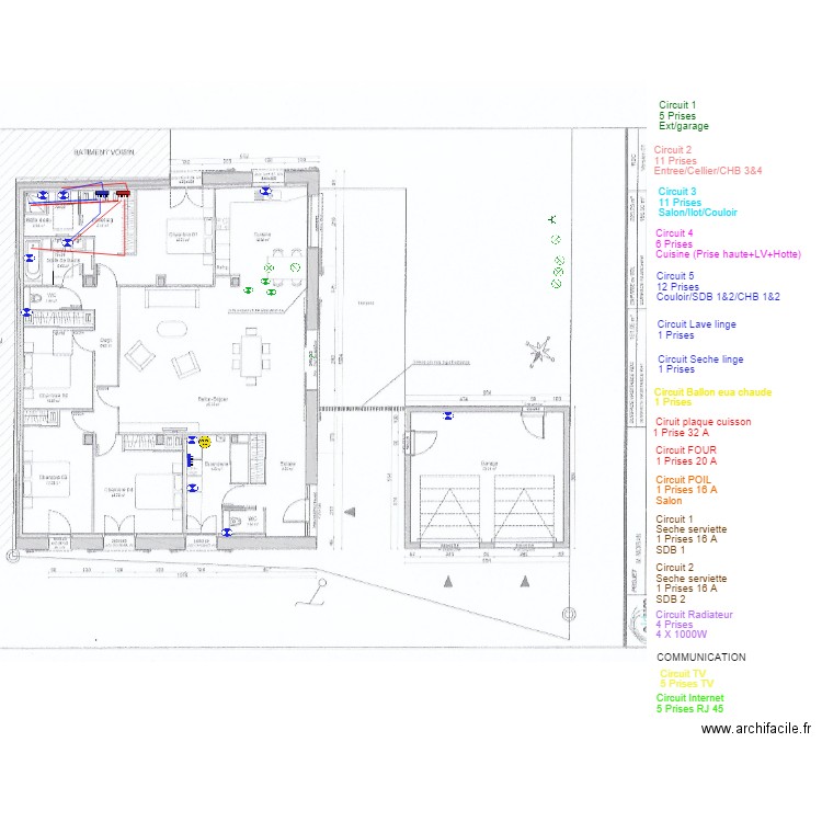 PRISE ST PHILBERT. Plan de 0 pièce et 0 m2