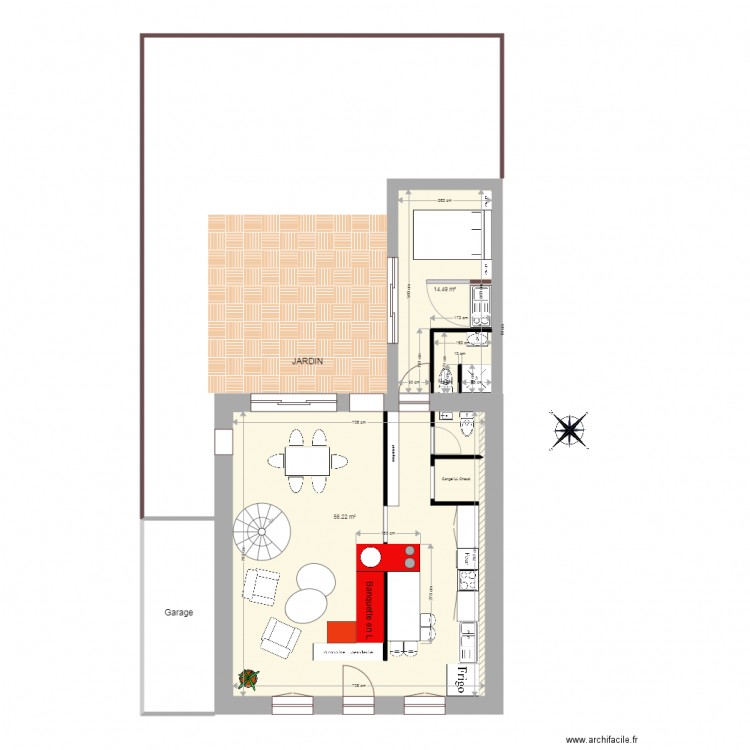 Plomberie Rdc. Plan de 0 pièce et 0 m2