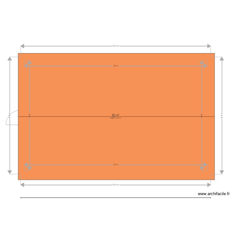 grange. Plan de 0 pièce et 0 m2