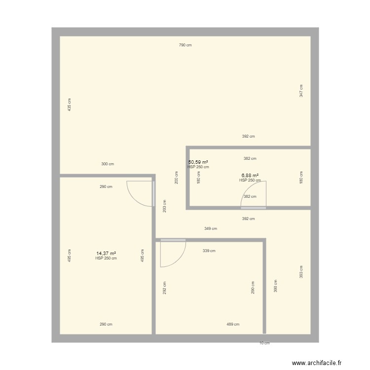plan appart grezizu. Plan de 0 pièce et 0 m2