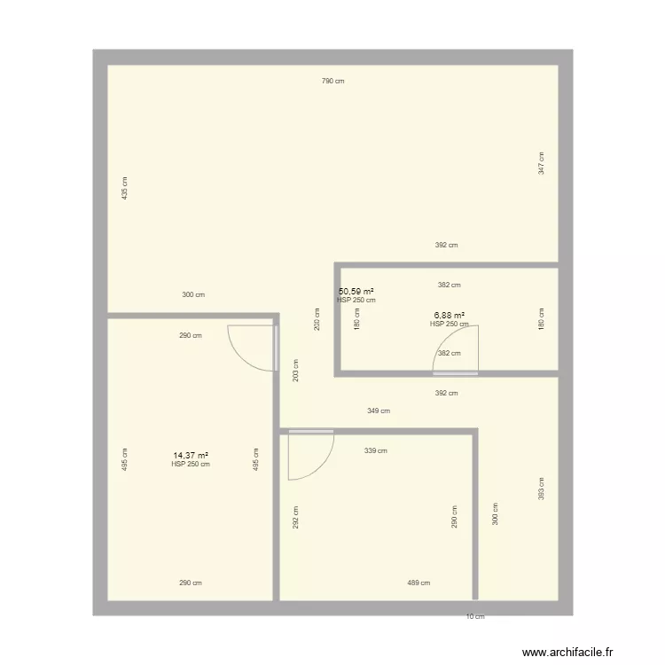 plan appart grezizu. Plan de 