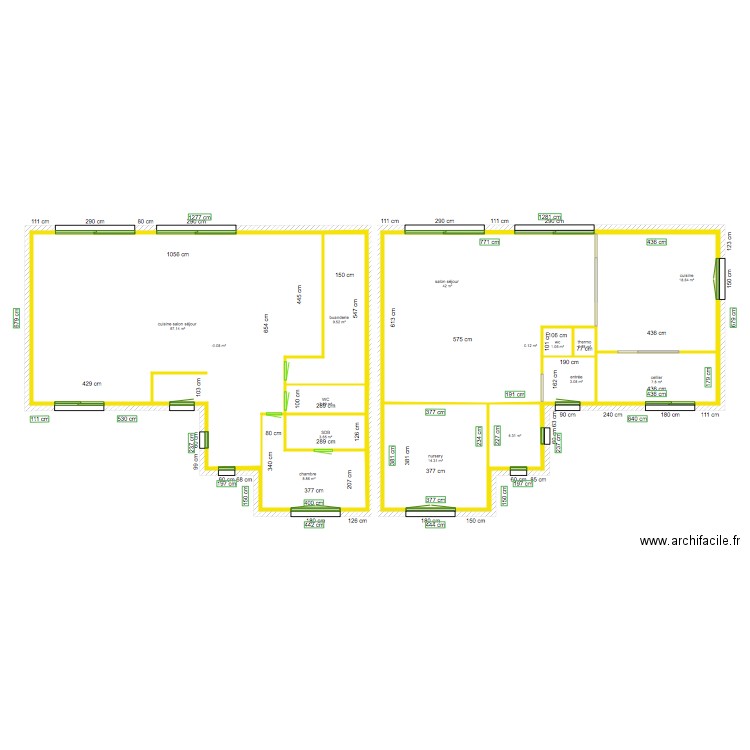 SAINT JULIEN étage . Plan de 0 pièce et 0 m2