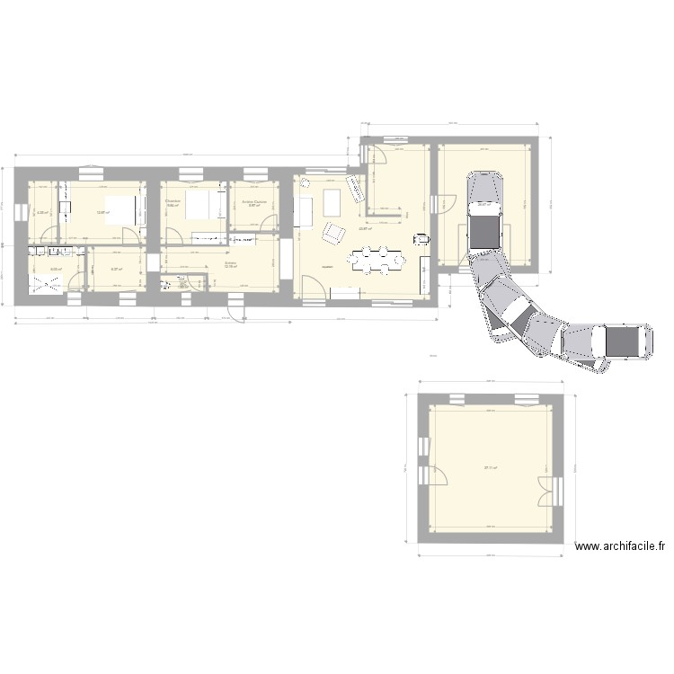 Vergne 9 avec garage. Plan de 0 pièce et 0 m2