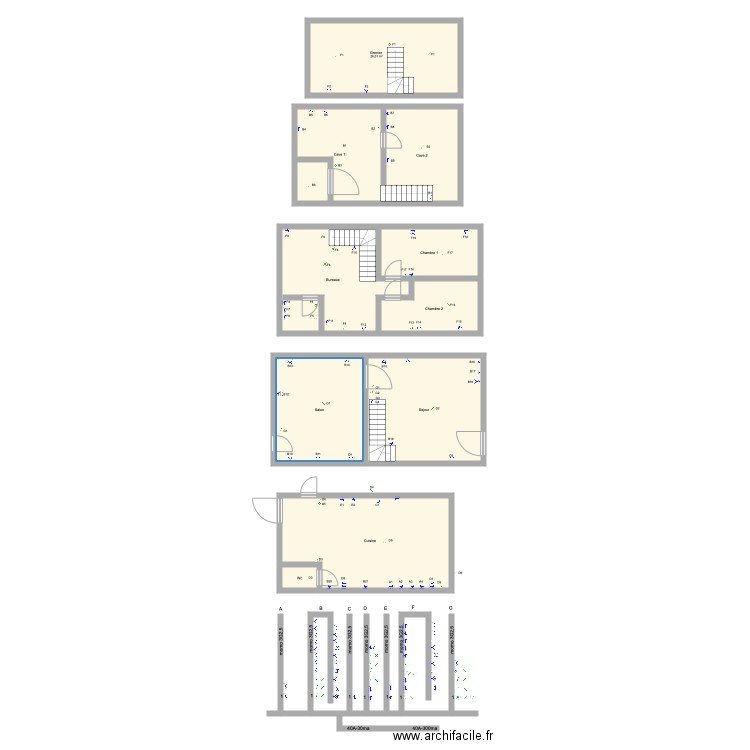 Zannetti. Plan de 0 pièce et 0 m2
