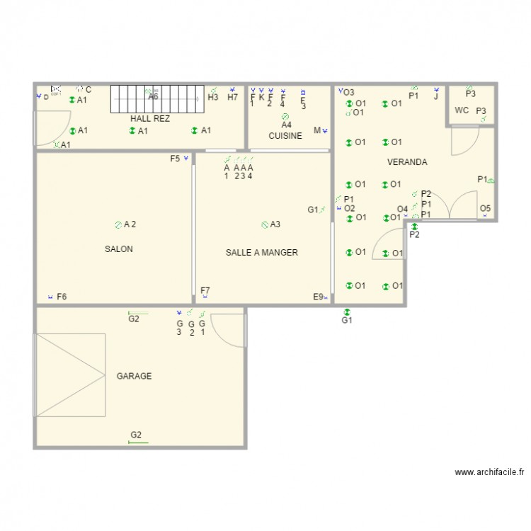 ERIC REZ. Plan de 0 pièce et 0 m2