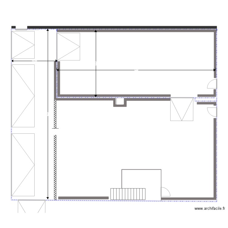 FERRAND projet. Plan de 0 pièce et 0 m2