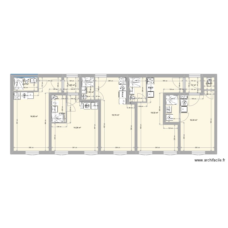 FF MESURE GEOMETRE SANS mezzanine . Plan de 11 pièces et 95 m2