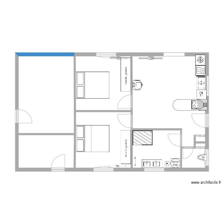 chalet clefcy 2. Plan de 0 pièce et 0 m2