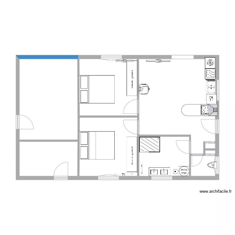 chalet clefcy 2. Plan de 