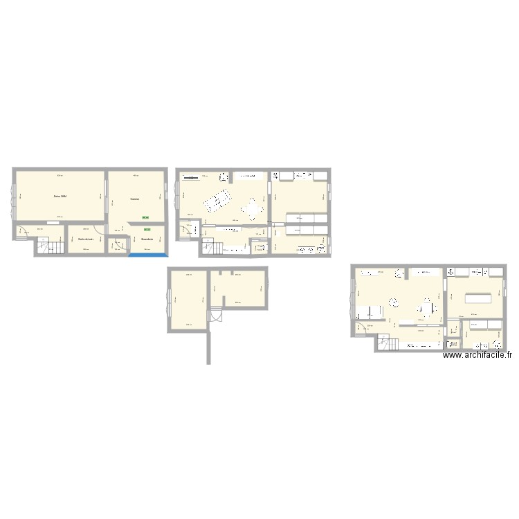 Maison Marcq2. Plan de 0 pièce et 0 m2