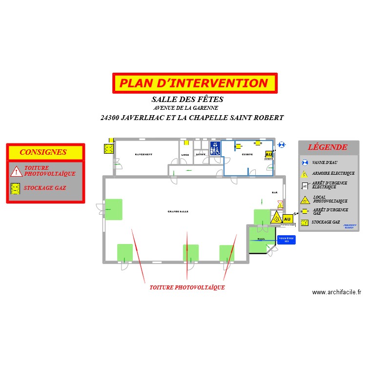 JVC INTER. Plan de 25 pièces et 587 m2