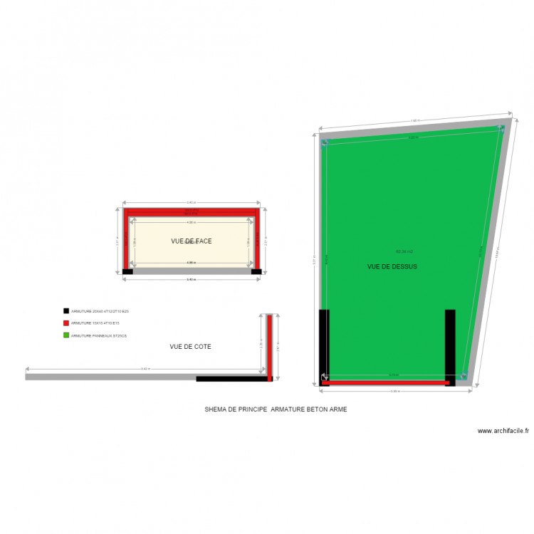 STATIONNEMENT ARMATURES 1. Plan de 0 pièce et 0 m2