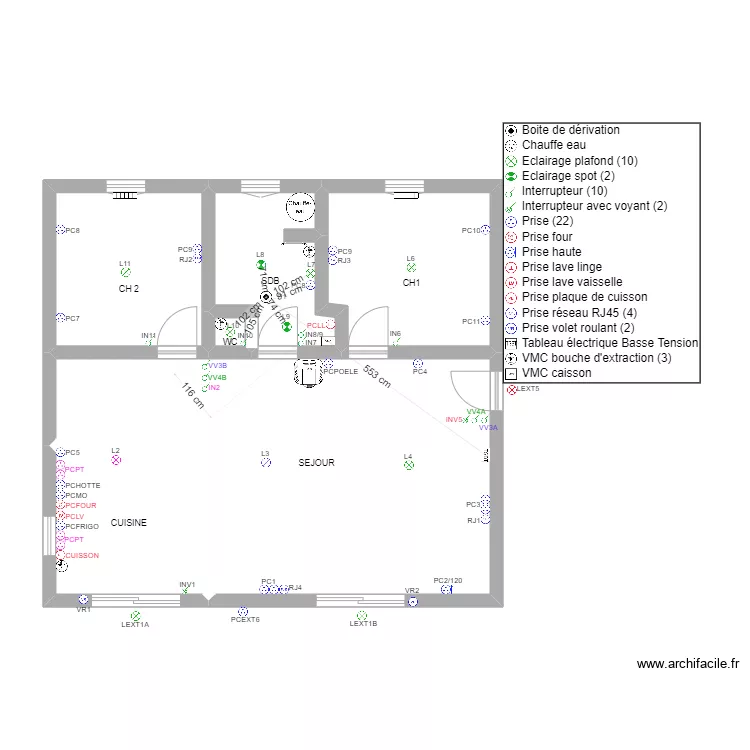 HEURTEBIZE P1.. Plan de 