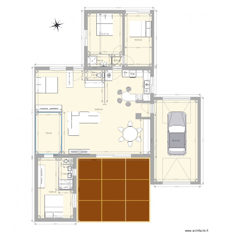 Extension Renan 25 C extension 2. Plan de 0 pièce et 0 m2
