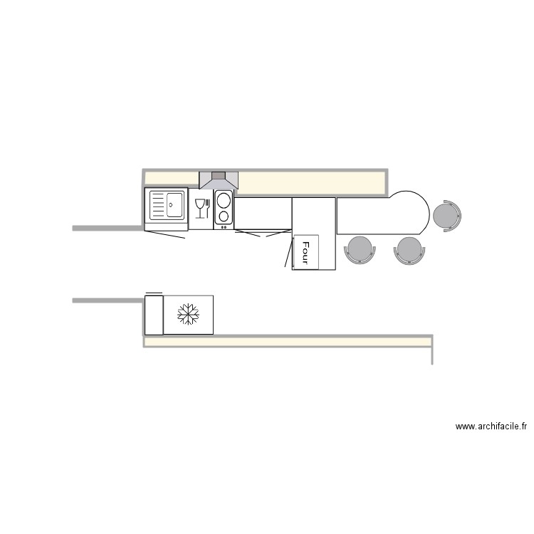 rivals cuisine 1. Plan de 0 pièce et 0 m2