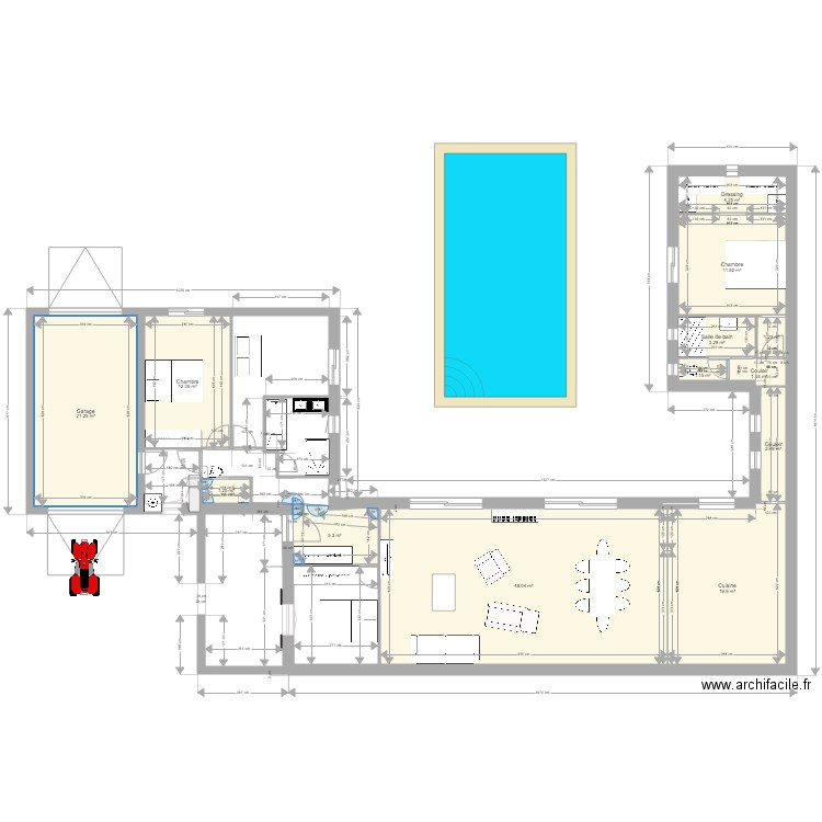 maison st xandre. Plan de 0 pièce et 0 m2