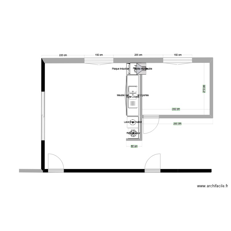 donville. Plan de 0 pièce et 0 m2