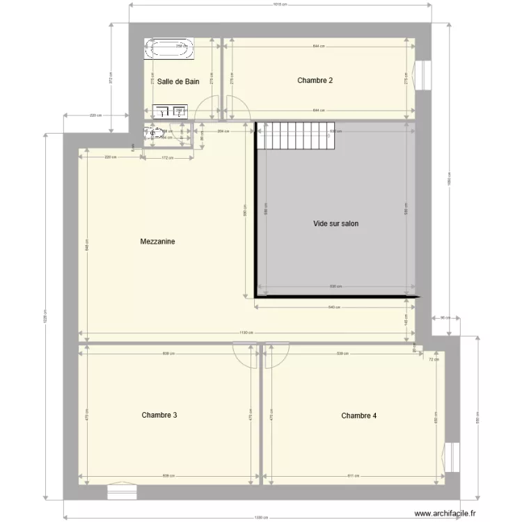 CARMIEN TREPOT projet. Plan de 
