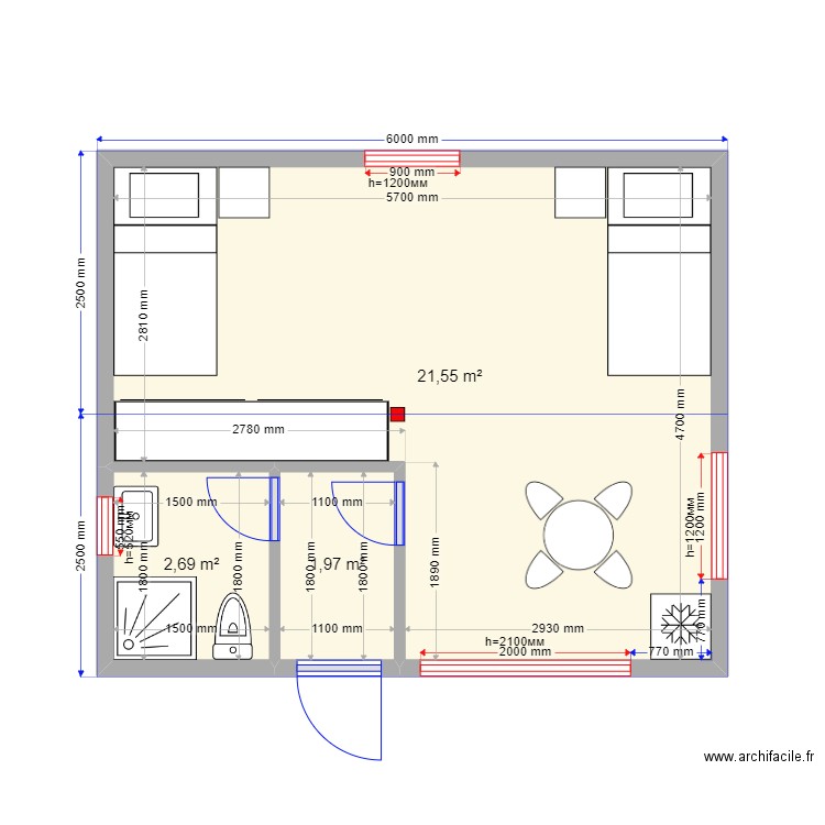Псков 3m3. Plan de 0 pièce et 0 m2