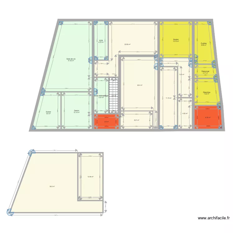 Neauphle le Ch&acirc;teau 2. Plan de 