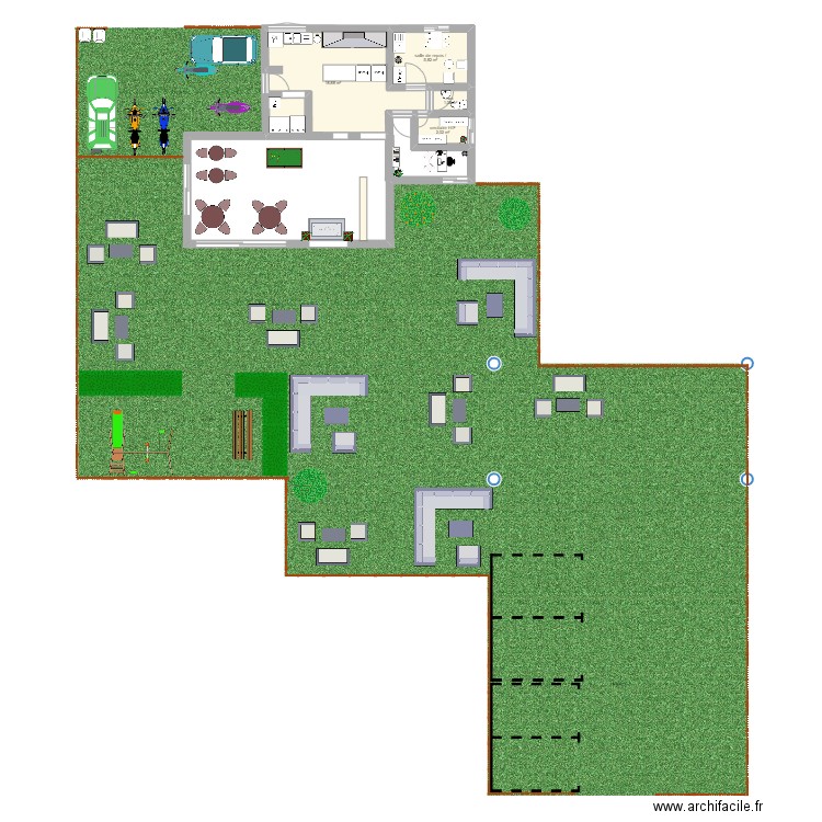 snacoffe. Plan de 0 pièce et 0 m2