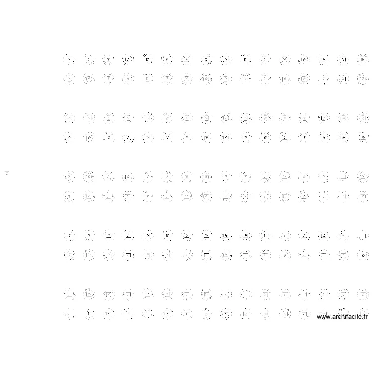 Amenagement 14 aout. Plan de 