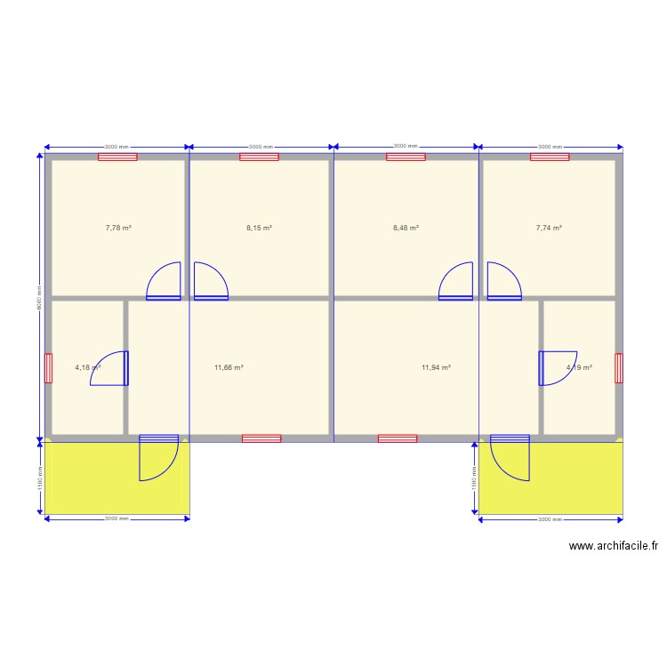 ind 2. Plan de 0 pièce et 0 m2