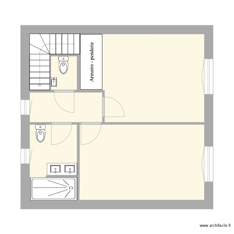 CUBE 1 ZZ Etage. Plan de 0 pièce et 0 m2