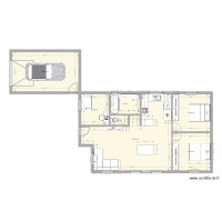 Maison t4 80m2 avec garage 23m2