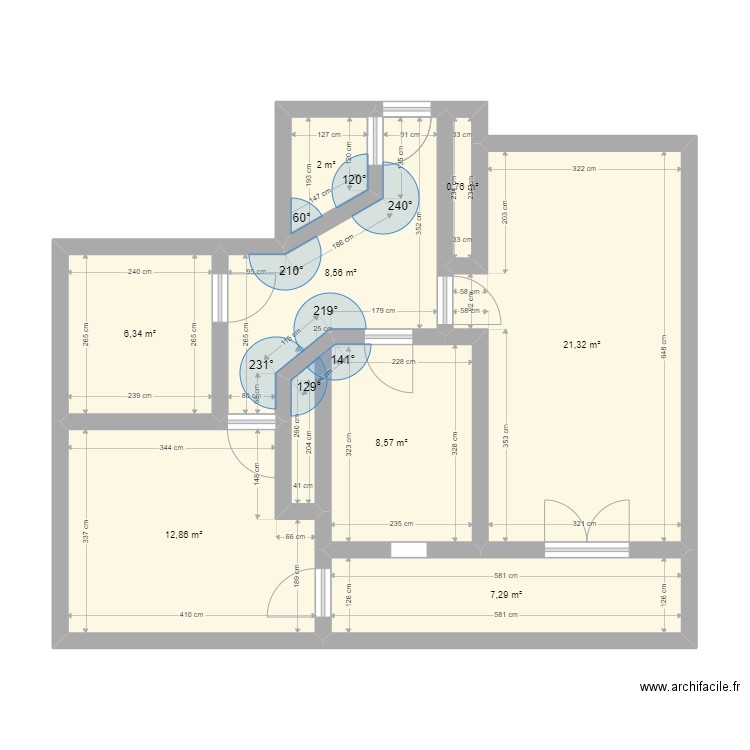 APPART YANNICK. Plan de 0 pièce et 0 m2