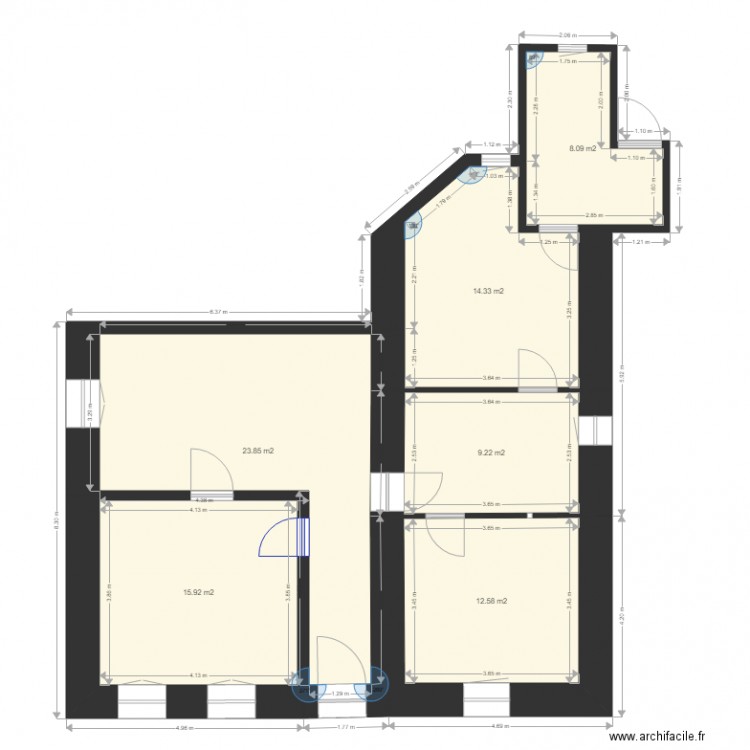 house plan 32. Plan de 0 pièce et 0 m2