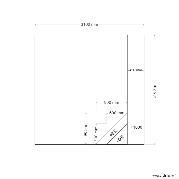 FERRU. Plan de 0 pièce et 0 m2