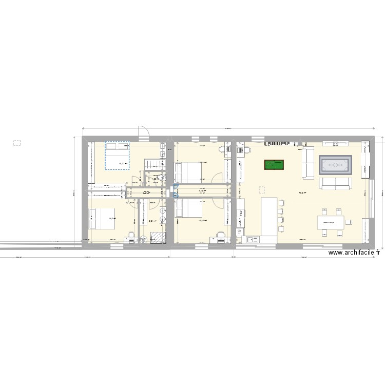 loft modifié. Plan de 0 pièce et 0 m2